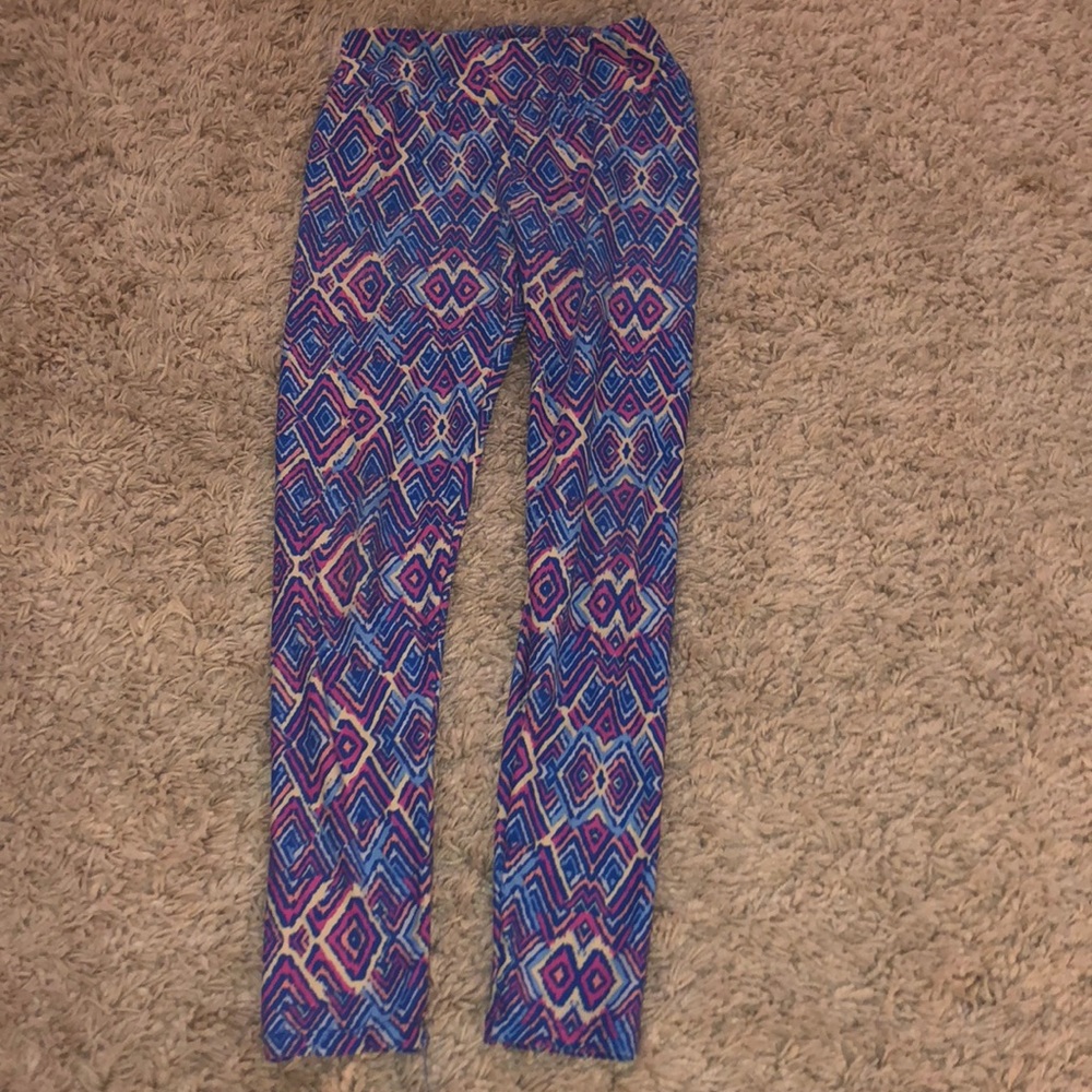Multi Colored Lula Roe Size OneSize Leggings